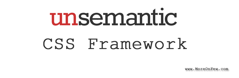 Unsemantic CSS framework tutorial